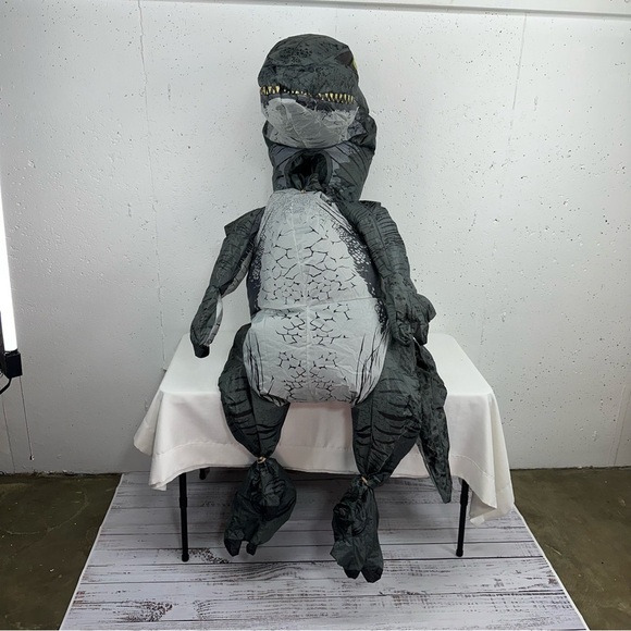Rubie’s Fun Flatables Jurassic World Kids One Size Blue Velociraptor Costume - Picture 1 of 15